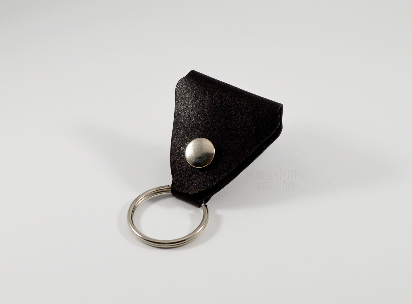 Leather Guitar Pick Holder Key Chain